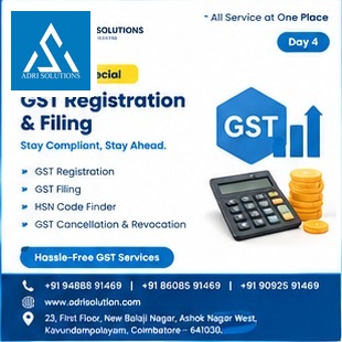 GST registration and tax compliance
